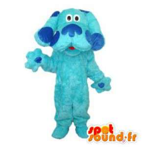 Blue dog mascot. Blue dog costume - MASFR006101 - Dog mascots