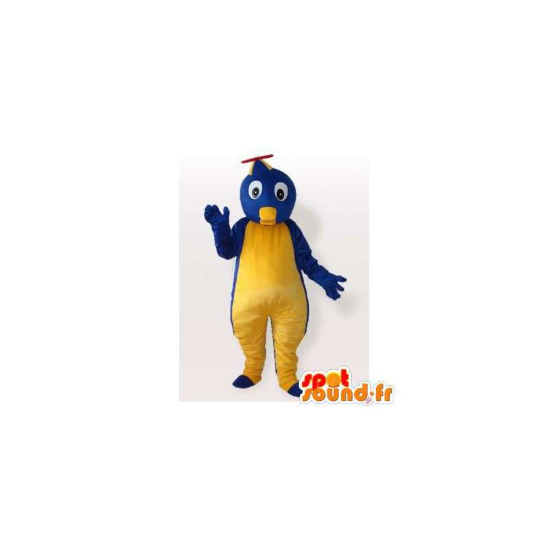 Maskottchen Vogel blau und gelb. Bluebird-Kostüm - MASFR006127 - Maskottchen der Vögel