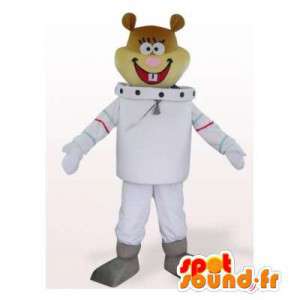 Mascot Sandy, astronaut bever venn SpongeBob - MASFR006327 - Bob svamp Maskoter