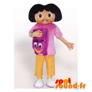 Mascot Dora the Explorer. Costume Dora the Explorer - MASFR006349 - Dora e Diego Mascotes