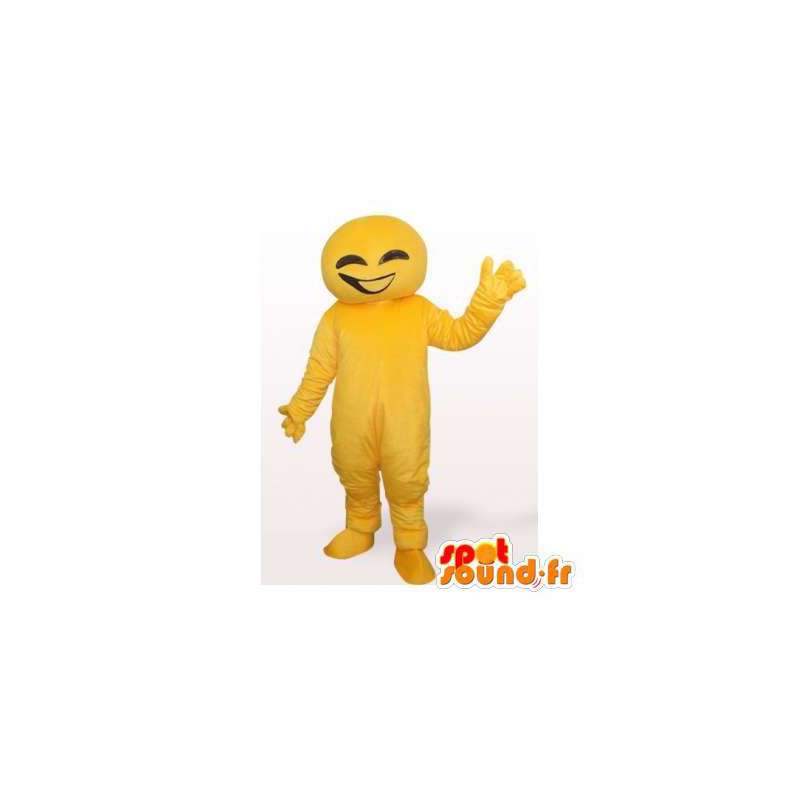 Mascot gelbe Kerl. Gelber Anzug - MASFR006358 - Menschliche Maskottchen