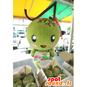 Riesige grüne Mango Maskottchen - MASFR20520 - Obst-Maskottchen