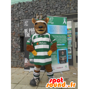 Mascote, renas, jogador de rugby alce - MASFR20792 - Forest Animals