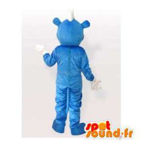 Maskotti sininen karhu. Blue Bear Suit - MASFR006479 - Bear Mascot