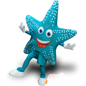 Maskot hvězda modré moře, velmi usměvavá - MASFR22017 - Sea Star Maskoti