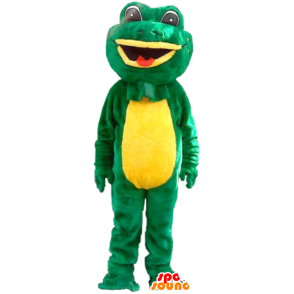カエルのマスコット の 緑と黄色のカエルのマスコット 色変更 変化なし 切る L 180 190センチ 撮影に最適 番号 服とは 写真にある場合 番号 付属品 番号