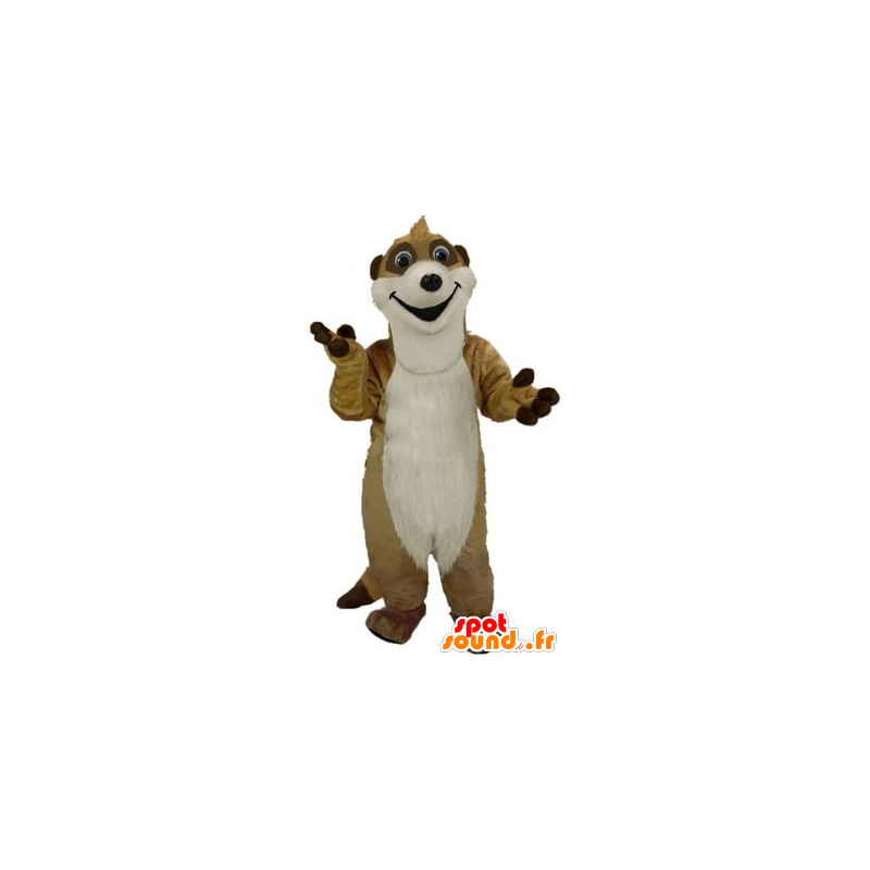 Beige Mascotte e Meerkat bianco - MASFR22053 - Animali mascotte