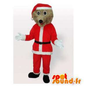 Mascot pukeutunut karhu Santa - MASFR006490 - Bear Mascot