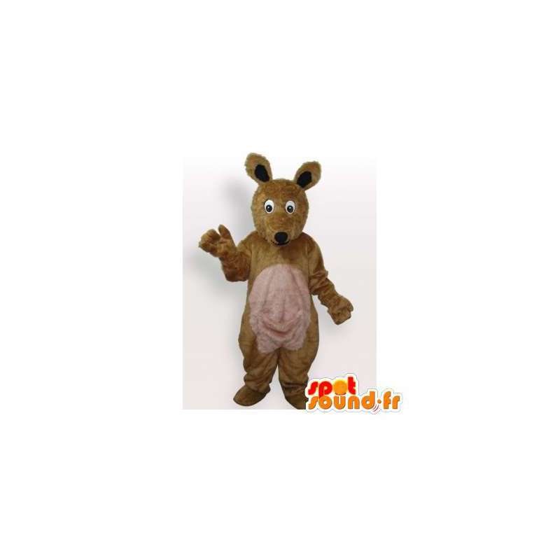 Bruine rat mascotte. rat Suit - MASFR006527 - mascottes Huisdieren