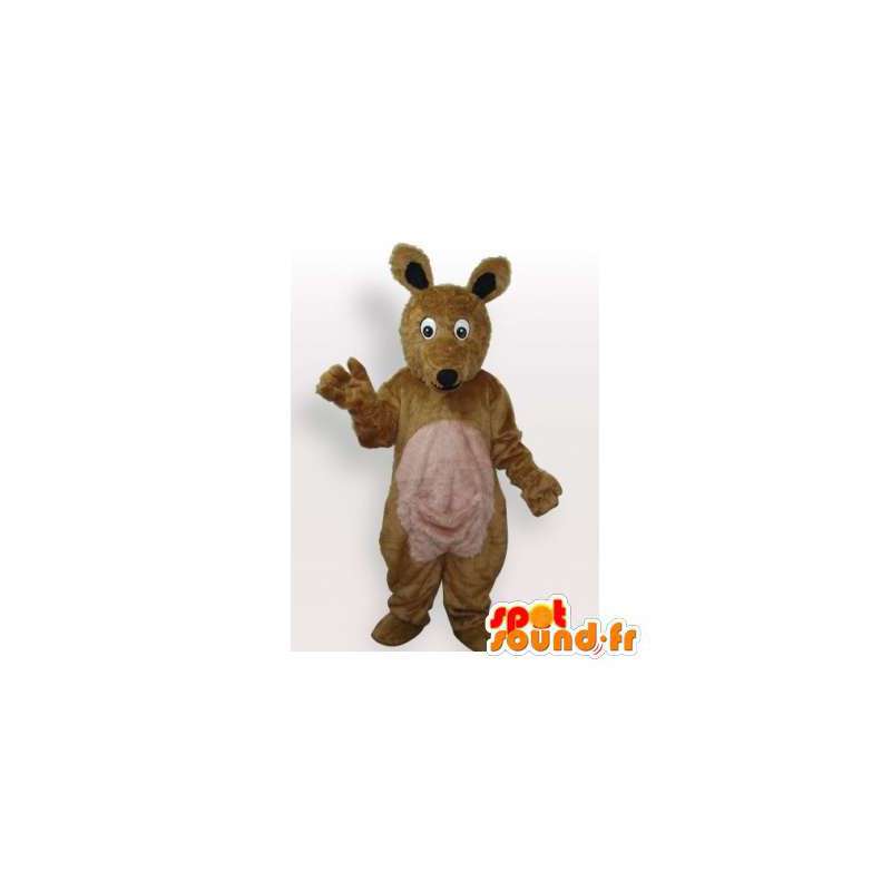 Mascot braune Ratte. Kostüm Ratte - MASFR006527 - Haustiere Haustiere
