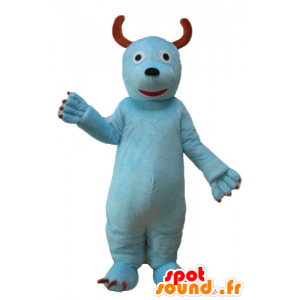 Traje esportivo para o personagem adulto mascote Vaca Azul em Mascotes vaca  Mudança de cor Sem mudança Cortar L (180-190 Cm) Esboço antes da fabricação  (2D) Não Com as roupas? (se presente