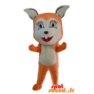 Laranja mascote raposa bonito, branco e marrom, muito realista em Fox  Mascotes Mudança de cor Sem mudança Cortar L (180-190 Cm) Esboço antes da  fabricação (2D) Não Com as roupas? (se presente