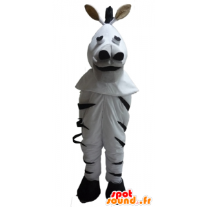 Zebra Maskot černé a bílé, velmi realistický - MASFR23092 - Jungle zvířata