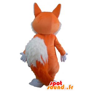 Laranja mascote raposa bonito, branco e marrom, muito realista em Fox  Mascotes Mudança de cor Sem mudança Cortar L (180-190 Cm) Esboço antes da  fabricação (2D) Não Com as roupas? (se presente