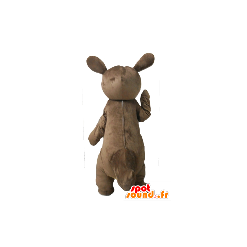 Purchase Brown and yellow kangaroo mascot, giant in Kangaroo mascots ...