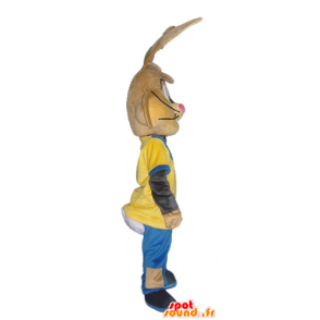 Mascot Quicky beroemde bruin konijn Nesquik - MASFR23293 - Celebrities Mascottes