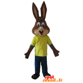 Maskot Quicky slavný brown králík Nesquik - MASFR23323 - Celebrity Maskoti