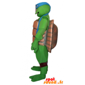 Mascot Leonardo, kuuluisa Blue Turtle Ninja Turtles - MASFR23353 - julkkikset Maskotteja