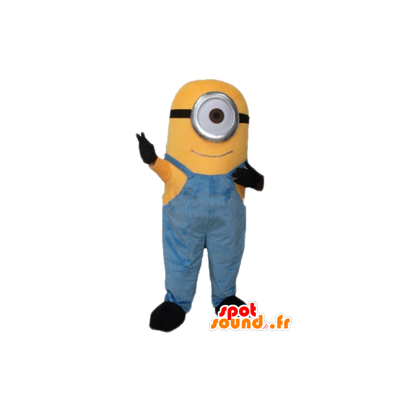 Mascotte de Minion, personnage jaune de dessin animé - MASFR23358 - Mascottes Personnages célèbres