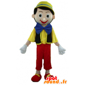 Pinocchio maskot, berømt tegneseriefigur - Spotsound maskot