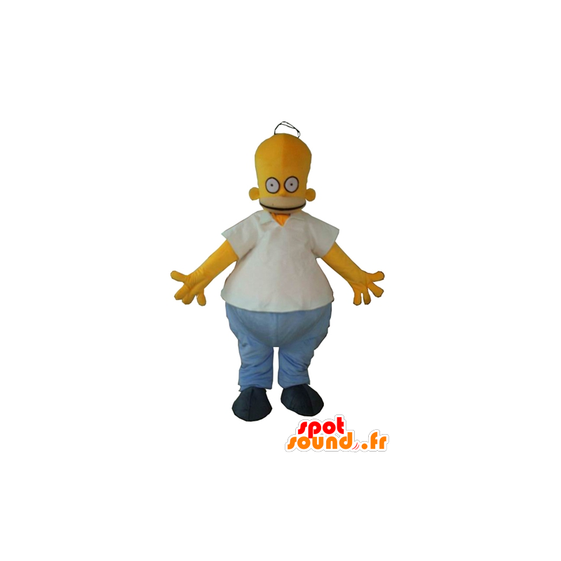 Mascot Homer Simpson, the famous cartoon character