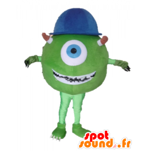 Mascot Mike Wazowski kuuluisa hahmo Monsters and Co. - MASFR23377 - Monster & Cie Mascots