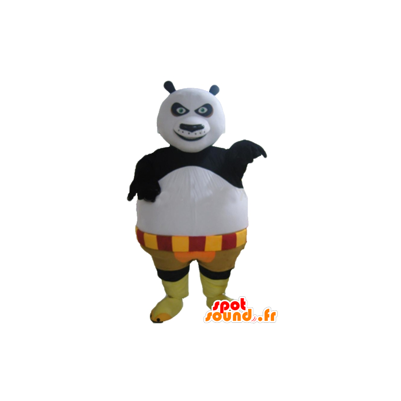 Mascotte de Po, le célèbre panda du dessin animé Kung Fu Panda - MASFR23389 - Mascottes Personnages célèbres