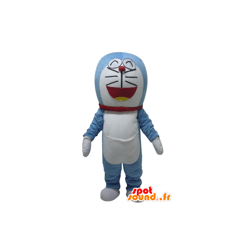 Mascot Doraemon famoso mangá gato azul - MASFR23393 - Celebridades Mascotes