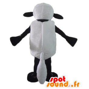 Shaun mascot, the famous black and white sheep cartoon - MASFR23440 - Mascots famous characters