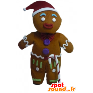 Ti cookie maskot, slavný perník v Shrek - MASFR23443 - Shrek Maskoti