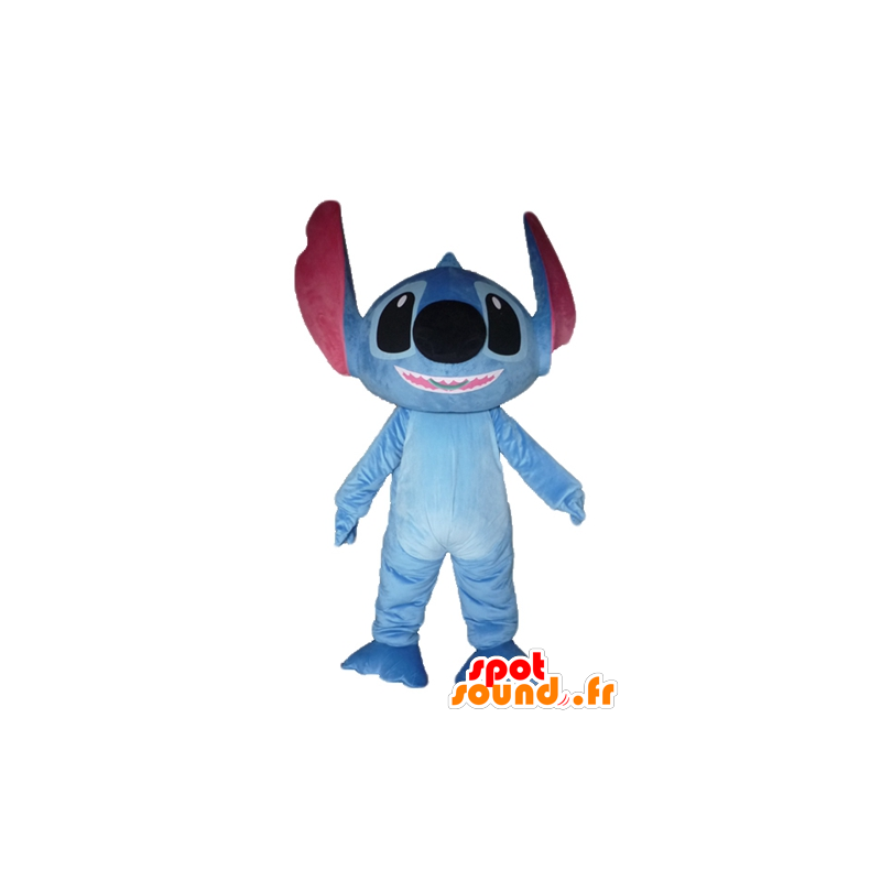 Stitch-Maskottchen, der blaue Alien von Lilo und Stitch - MASFR23455 - Maskottchen berühmte Persönlichkeiten