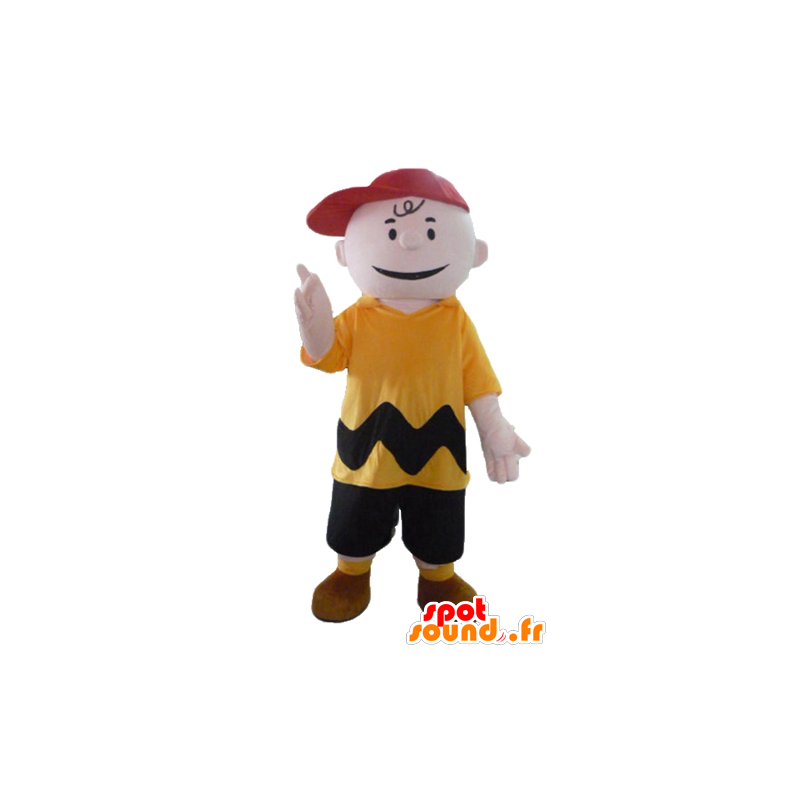 Mascot Charlie Brown, Snoopy berømte karakter - MASFR23462 - Maskoter Snoopy