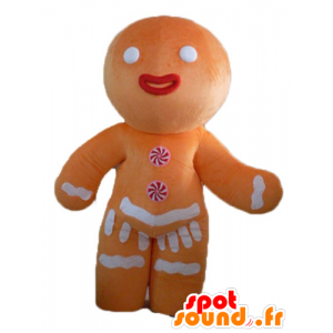 Ti cookie mascot, famous gingerbread in Shrek - MASFR23503 - Mascots Shrek