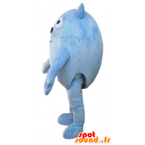 Fox mascote, azul animal, todo e bonito - MASFR23506 - Fox Mascotes