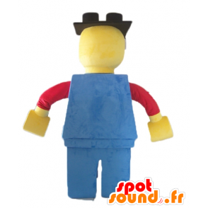 Maskotti iso Lego punainen, keltainen ja sininen - MASFR23541 - julkkikset Maskotteja