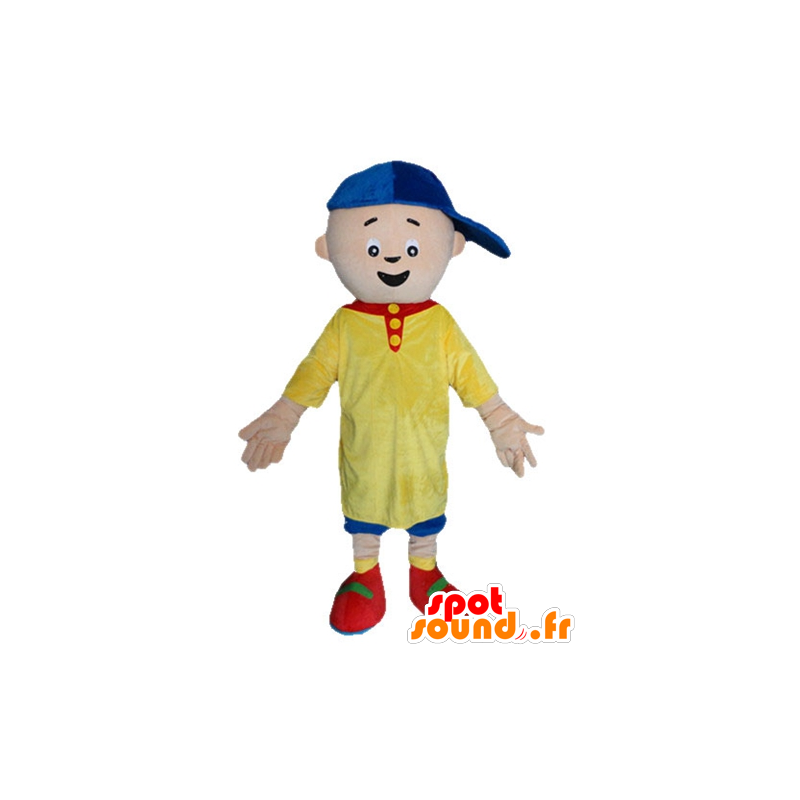 Mascot Junge, gekleidet gelb und blau - MASFR23580 - Maskottchen-jungen und Mädchen