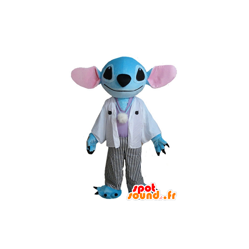 Stitch maskot, den blå främlingen av Lilo och Stitch -