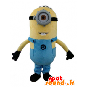 Mascot Minion, berømte gule tegneseriefigur - MASFR23592 - kjendiser Maskoter