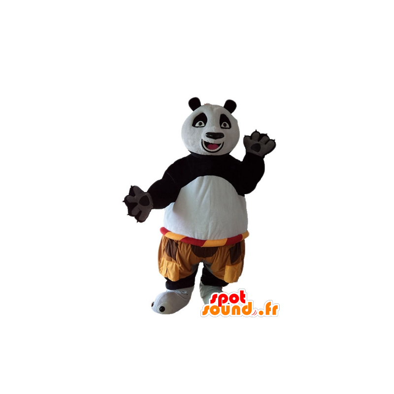 Mascot Po, panda berømte tegneserie Kung Fu Panda - MASFR23596 - kjendiser Maskoter