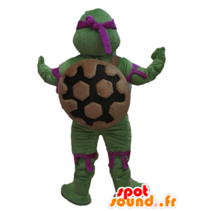 Mascot Donatello beroemde paarse ninja turtle - MASFR23628 - Celebrities Mascottes