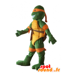 Mascot Michelangelo, den berømte orange skildpadde i Ninja