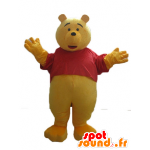 Winnie the Pooh maskot, berömd tecknad gul björn - Spotsound