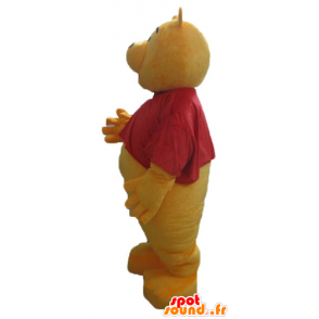 Winnie the Pooh maskot, berömd tecknad gul björn - Spotsound