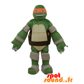 Mascot van Michelangelo, de bekende oranje schildpad ninja turtles - MASFR23661 - Celebrities Mascottes