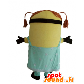 Minion Pippi Langstrumpf Maskottchen Zeichentrickfigur - MASFR23674 - Maskottchen berühmte Persönlichkeiten