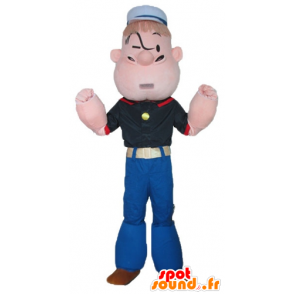 Popeye mascotte, de beroemde cartoon zeeman - MASFR23719 - Celebrities Mascottes