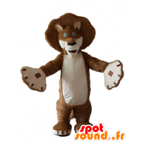 Mascotte d'Alex, célèbre lion du dessin animé Madagascar - MASFR23731 - Mascottes Personnages célèbres