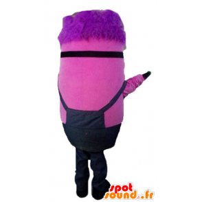 Minion mascotte rosa, carattere Me Despicable - MASFR23797 - Famosi personaggi mascotte