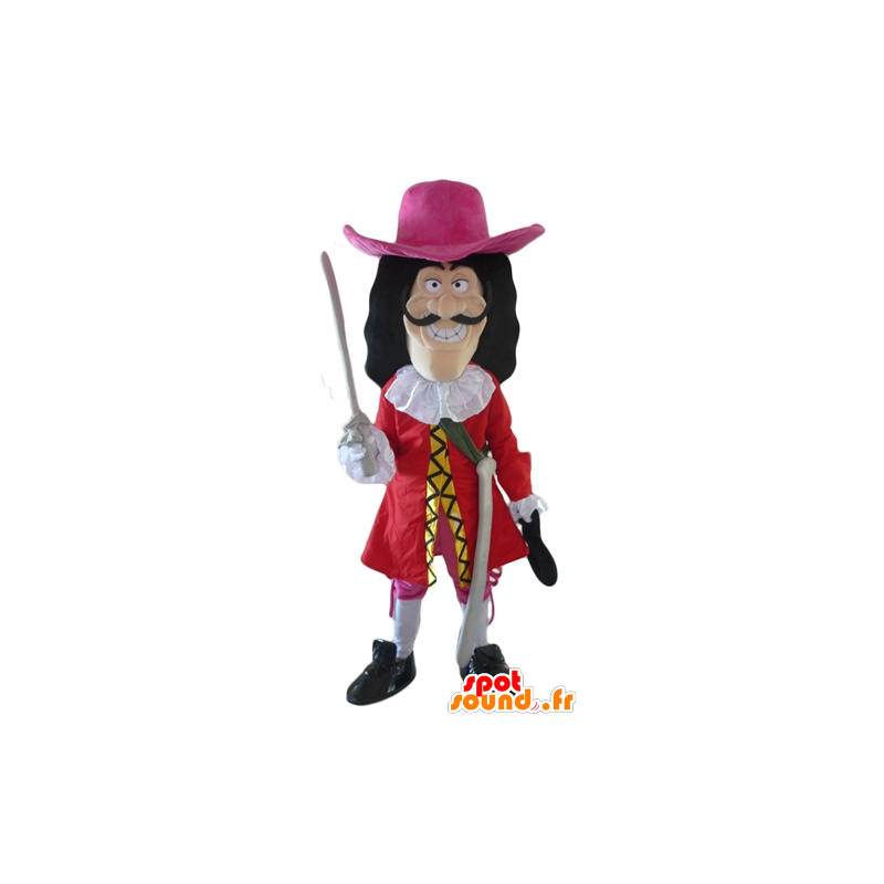 Purchase Mascot Captain Hook, wicked character in Peter Pan in Mascots  famous characters Color change No change Size L (180-190 Cm) Sketch before  manufacturing (2D) No With the clothes? (if present on