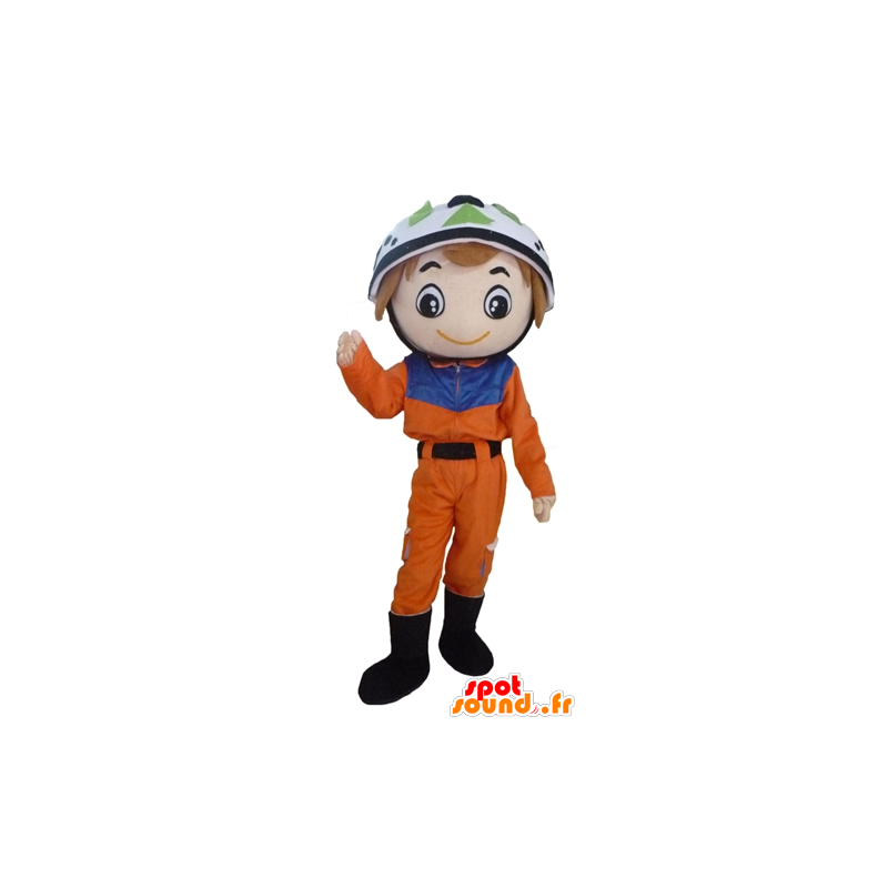 Mascot-rescuer rescuer climber - MASFR23981 - Human mascots